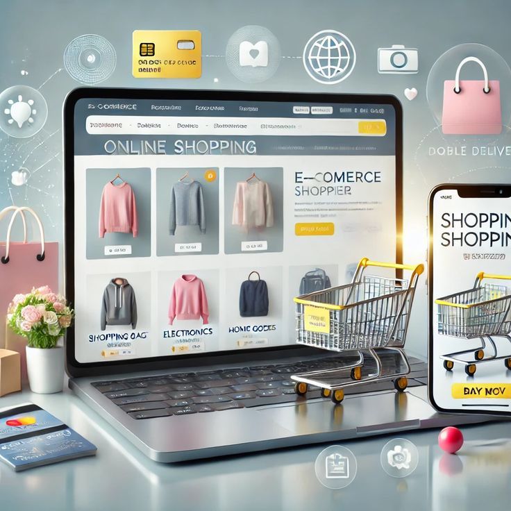 E-commerce website service workspace